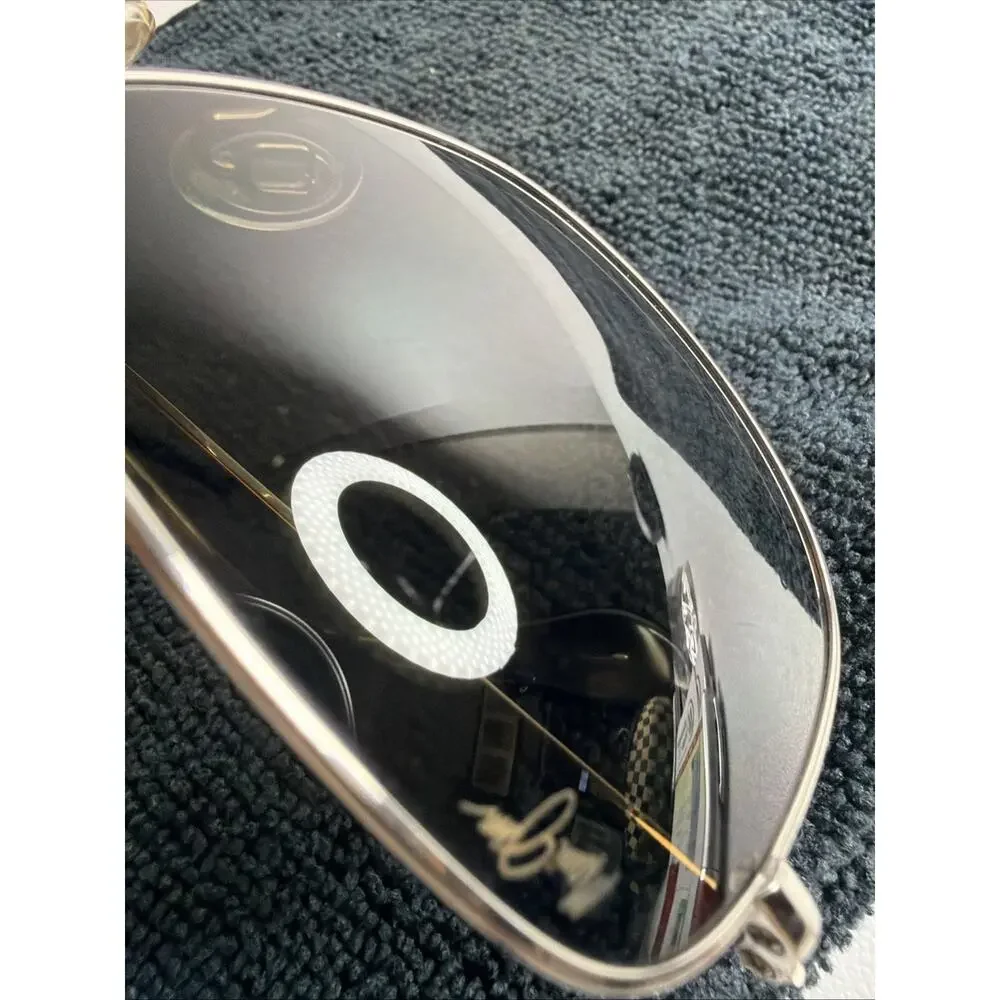 VTG Maui Jim Wiki Wiki Gray Lens MJ-246-17 Silver Titanium Aviator Sunglasses